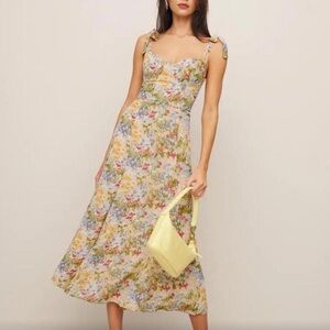 Reformation Floral Maxi Dress - Multicolor